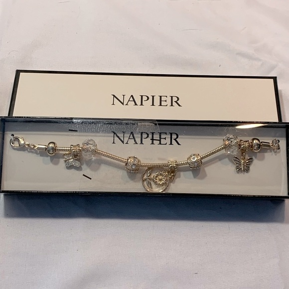 Napier Jewelry - NIB Napier Gold Beaded Bracelet